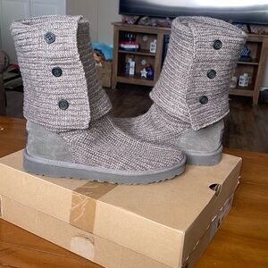 Gray Ugg boots